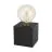 Eglo Tischlampe Prestwick 2 Holz Schwarz | IP20 - Geeignet für 1x E27 