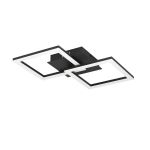 Eglo Plafonnier RGBic Acier Noir 19.6W 2100lm - 830 Blanc Chaud + RGB | Dimmable